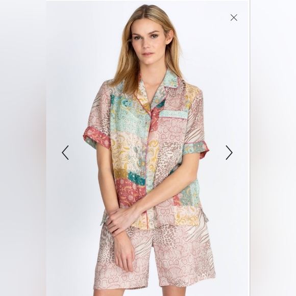 Johnny Was Workshop MARSEILLE GARDEN RESORT SHIRT - Picture 3 of 5